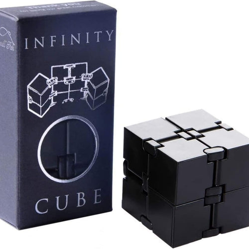 Infinity Cube Sensory Fidget Toy, EDC Fidgeting Game for Kids and Adults, Cool Mini Gadget Best for Calming and Stress Relief and Kill Time, Autism Toys Dementia Gift Stocking Stuffers