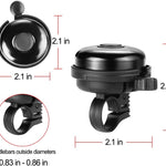 Aluminum Accmor Classic Bike Bell, loud crisp clear sound for adults and kids