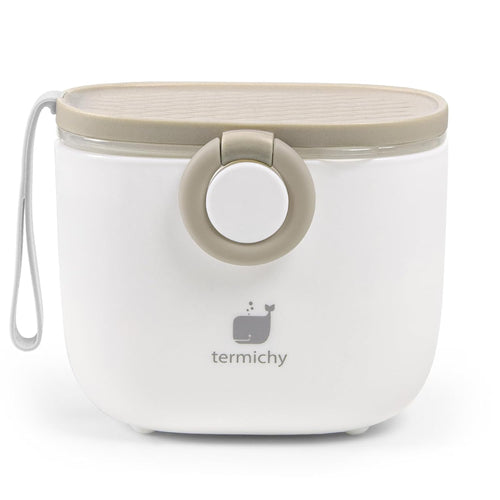 Termichy Baby Formula Dispenser for Travel: Portable Container with Scoop | 8.8oz(250g) Formula Container with Carry Handle for Weekend Trips & Overnight - Leak-Proof Silicone Seal Keeps Powder Fresh