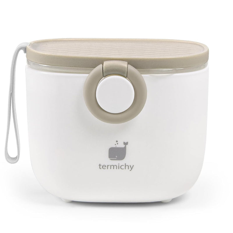 Termichy Baby Formula Dispenser for Travel: Portable Container with Scoop | 8.8oz(250g) Formula Container with Carry Handle for Weekend Trips & Overnight - Leak-Proof Silicone Seal Keeps Powder Fresh
