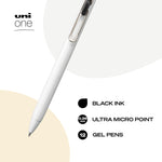 Uniball One Gel Pen 12 Pack; 0.38mm Ultra Micro Black Pens; Gel Ink Pens | Office Supplies Sold by Uniball are Pens; Ballpoint Pen; Colored Pens; Gel Pens; Fine Point; Smooth Writing Pens