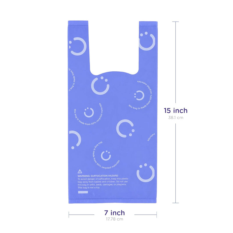 Ubbi Disposable Baby Diaper Sacks, Lavender Scented, 400 Count | Easy-To-Tie Tabs, Made from 50% Recycled Material, Disposable On-The-Go Bags, Diaper Bag and Travel Essential