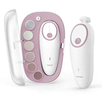 Momcozy Baby Nail File Electric, Gentle Night Light Baby Nail Trimmer | Lowest 3500RPM Safe Baby Nail File,7 Grinding Pads Replacement, Suitable for Whole Family,Newborn Essentials Must-haves,Green