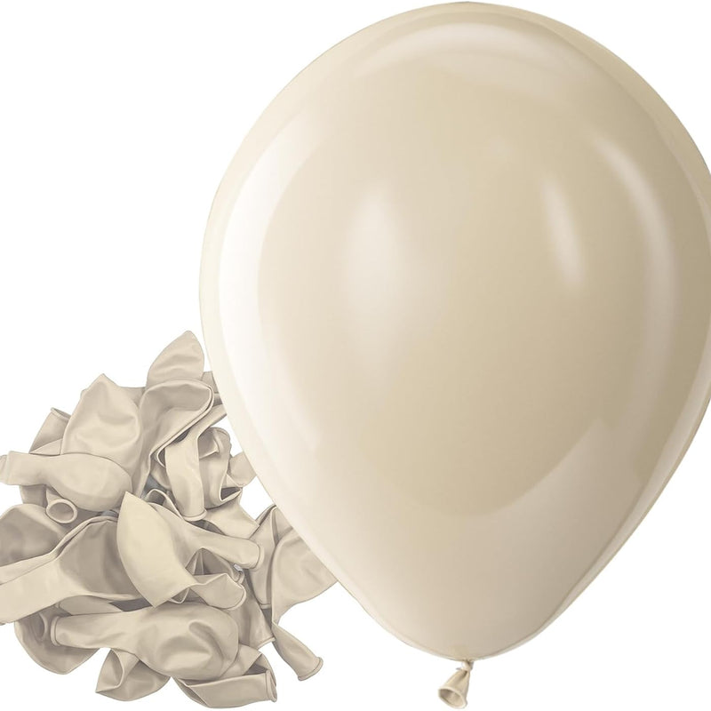 Bezente metallic champagne gold balloons latex party decorations 100 pack 12 inch round helium