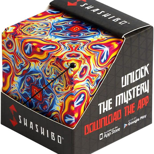 Award-Winning Shashibo Shape Shifting Box with Ultra Strong Magnets for Kids, Teens, and Adults, Perfect Sensory Gift