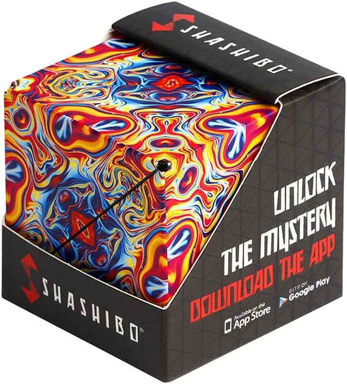 Award-Winning Shashibo Shape Shifting Box with Ultra Strong Magnets for Kids, Teens, and Adults, Perfect Sensory Gift