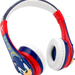 Sonic The Hedgehog Bluetooth Headphones for Kids, Wireless Headphones