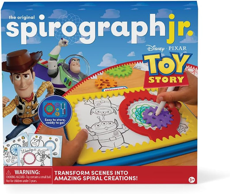 Spirograph Jr. — Jumbo Sized Gears Classic Retro Toy For Spiral Drawing Art Design Toy Kit for Smaller Hands — For Kids Ages 3 and Up