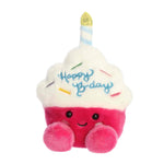 Aurora® Adorable Palm Pals™ Sparkle Birthday Cupcake™ Stuffed Animal - Fun Collectible Plush For Kids and Adult Collectors - Perfect for Decorating Rooms and Birthday Gifts - Pink 4.5 Inches