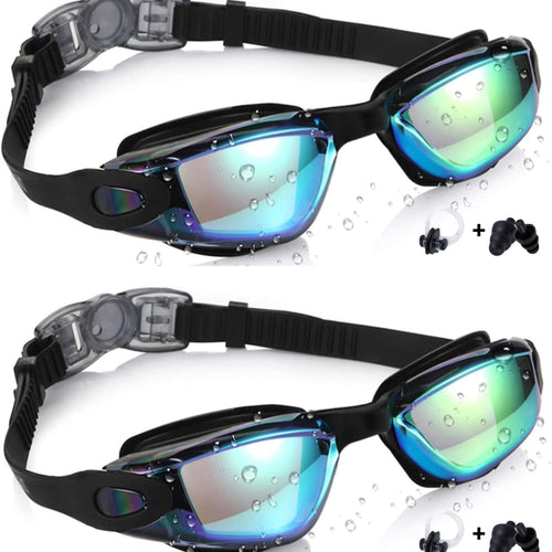 Aegend Swim Goggles for Kids Youth 3-14 Anti-Fog Anti-UV Comfort Fit Goggles for Swimming