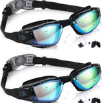 Aegend Swim Goggles for Kids Youth 3-14 Anti-Fog Anti-UV Comfort Fit Goggles for Swimming