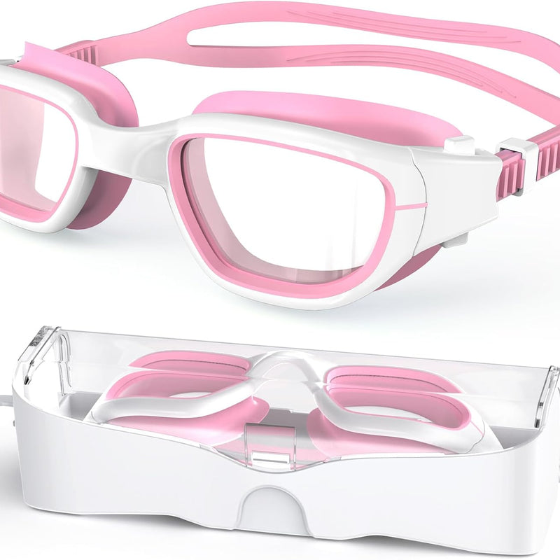 Kids Swim Goggles,Swimming Goggles for Kids 6-14, Anti-Fog UV Protection Pool Glasses for Boys Girls