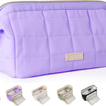 Sooez Large Pencil Case Pouch, Soft Pencil Bag with Zipper, Pen Bag Wide Opening, School Supplies Cute Pencil Case for Girls Boy Men Women, Beige
