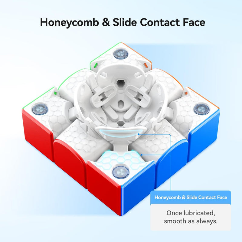 gan 356 me, 3x3 magnetic speed cube with 48 magnets, 12 tension settings, ideal for kids and adults