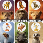 Minaso 12-Pc Mini Animal Action Figures, Collectible Toys for Kids, Perfect for Cake Toppers & Desktop Decorations