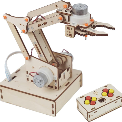 Robot Arm Kit for Kids Ages 8-12, 14-16 Teens Adults STEM Toys Building Engineering 9 10 11 13 14 15 16+ Year Old Boys Girls Gifts