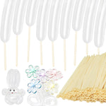 100pcs clear 260 balloons latex for tying balloon arch, decorations, parties, weddings and more