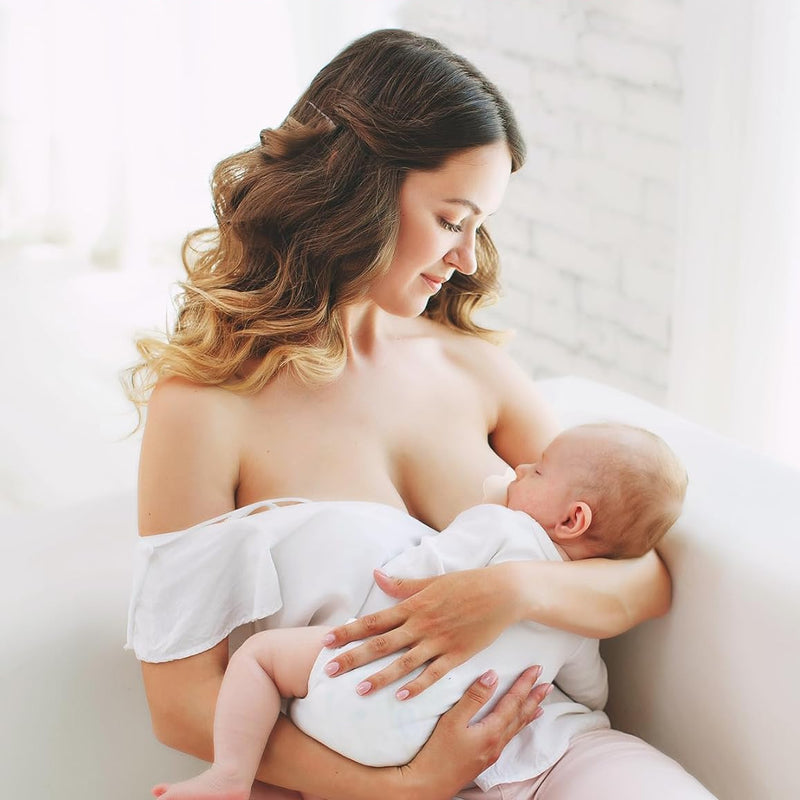 Momcozy Nipple Shields for Breastfeeding Newborn, Flower Shaped(1, 24mm) | BPA/BPS-Free, Super-Soft & Portable Carry Case Included