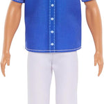 Barbie Fashionistas Ken Doll #226 Wearing a Removable Western Shirt, Pants & Boots, Blonde Fashion Doll, 65th Anniversary Collectible