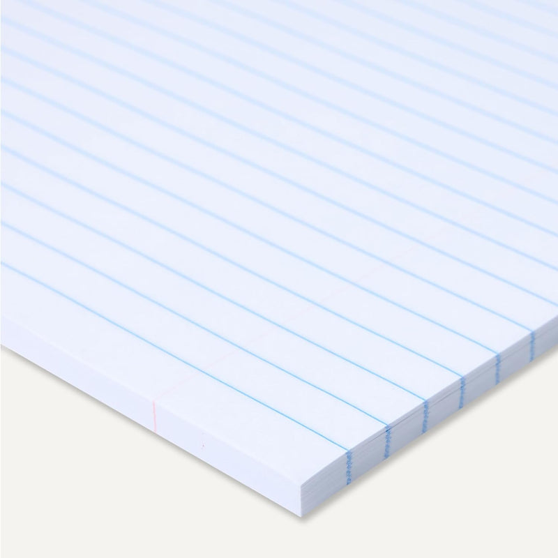 Amazon Basics Wide Ruled Loose Leaf Paper, 10.5" x 8", 150 Sheets, No Binding, White, 1-Pack