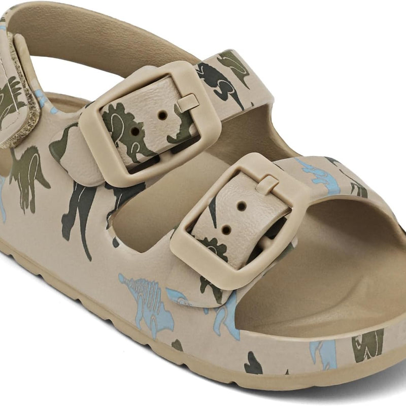 ChayChax Toddler Boys Girls Double Buckle Sandals Children's Adjustable Back Strap Water Sandal