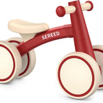 SEREED Baby Balance Bike for 1 Year Old Boy Girl, First Birthday Gift Toy | 12-24 Months Toddler Bike, First Learning Ride on Toys, 4 Silent Wheels Indoor Outdoor Baby Walker