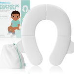 Frida Baby Drop Down Potty Training Seat for Toddlers & Kids, Easy to Clean | Attaches Securely to Adult Toilet, Flips Up or Down for Kid Ready Access, Stable & Easy to Clean