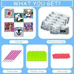 6 Pack 5D Diamond Art kits for Adults Beginners 6x6inch | Cute Animals Diamond Painting Kit, DIY Children Full Round Drill Paint by Diamonds Dot Gem Art for Adult, Home Wall Decor