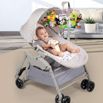 beiens baby books toys, touch and feel crinkle cloth book for infant 0-12 months, early development interactive stroller soft toys