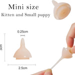 Doggiema Feeding Nipple and Syringes, Puppy Kitten Nipple Feeder Kit | for neonatal kittens, kitten bottle feeding kit,kitten nursing kit,syringe for feeding, nipples for feeding