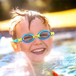 K20 Swimming Goggles for Kids Girls Boys Age 3-10 Years Old, Anti-fog 100% UV Protection with Travel Bag