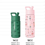Simple Modern Marvel Spidey Kids Water Bottle & Toddler Cup | 14oz | Insulated Stainless Steel Spiderman Toddler Water Bottle, Kids Tumbler with Straw | Spill Proof for School, Girls, Boys