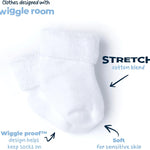 Gerber Baby Boys & Girls 6-Pack White Terry Socks