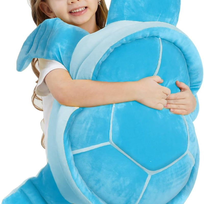 Dalmao 28 Inch Big Sea Turtle Stuffed Animals, Cute Giant Large Jumbo Soft Plush Toys, Ocean Green Turtle Plushie Body Pillow, Gifts for Kid Boys, Girls, Girlfriend, Birthday