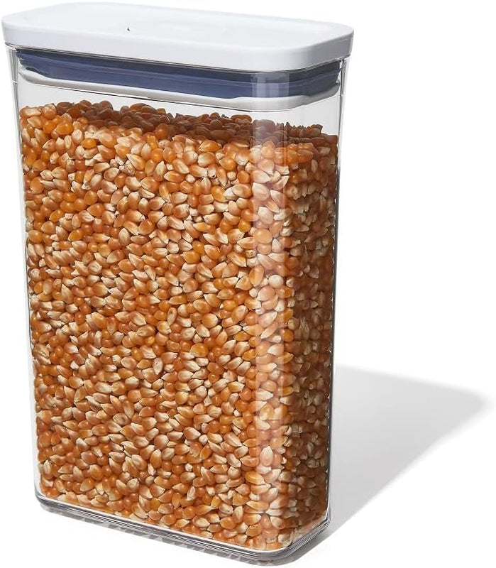 OXO Good Grips POP Container, Airtight Food Storage for Pantry, 1.7 Qt | Airtight Container for Coffee Beans, Sugar, Rice, One-Push Lid, Stackable, Dishwasher Safe, Rectangle Shape