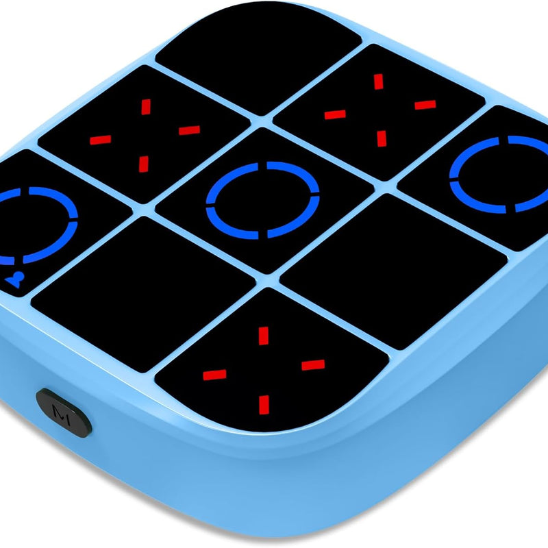4-in-1 Tic-Tac-Toe Bolt Game: Handheld Puzzle Console for Educational & Memory Growth