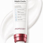 Momcozy Cooling Nipple Cream Safe for Nursing,Fast Relief with Cooling Ceramic Applicator for Cracked Nipple & Dry Skin, No Lanolin Nipple Butter,Plant-Based Formula, Breastfeeding Essentials, 1.76oz
