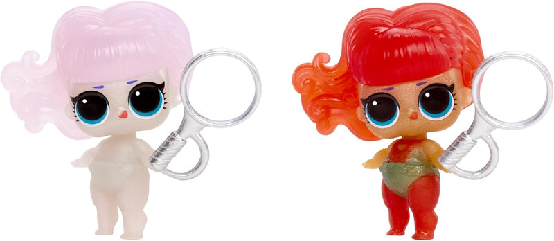 LOL Surprise Eye Spy Series Baby Sisters Dolls with Color Change Feature and Interactive Ball Packaging