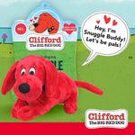 Clifford® Snuggle Buddy Medium Size Plush Dog Toy | Cozy Dog Stuffed Animals Play Toy for Medium to Large Dogs | Comfort, Squeakers, Crinkle, Interactive Bonding