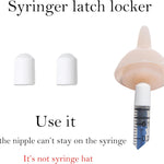 Doggiema Feeding Nipple and Syringes, Puppy Kitten Nipple Feeder Kit | for neonatal kittens, kitten bottle feeding kit,kitten nursing kit,syringe for feeding, nipples for feeding