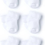Gerber Baby Boys & Girls 6-Pack White Terry Socks