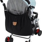 Accmor Universal Stroller Organizer, Large Storage Stroller Bag for Uppababy, Nuna, Britax, Doona Strollers, Non-Slip Adjustable Storage Caddy Accessories for Stroller Crib