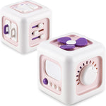 6-in-1 Busy Cube Toy for 1 Year Old Boy, Montessori Toys with Sensory Learning