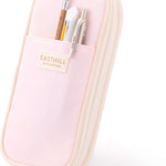 EASTHILL Big Capacity Pencil Case Large Pencil Pouch Stationery Pen Bag for Teen Girls-Pink