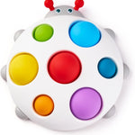 LiKee Fidget Popper Sensory Toy, 10+ Months, Christmas Stuffers, Push and Popping Airplane Car Travel Toy