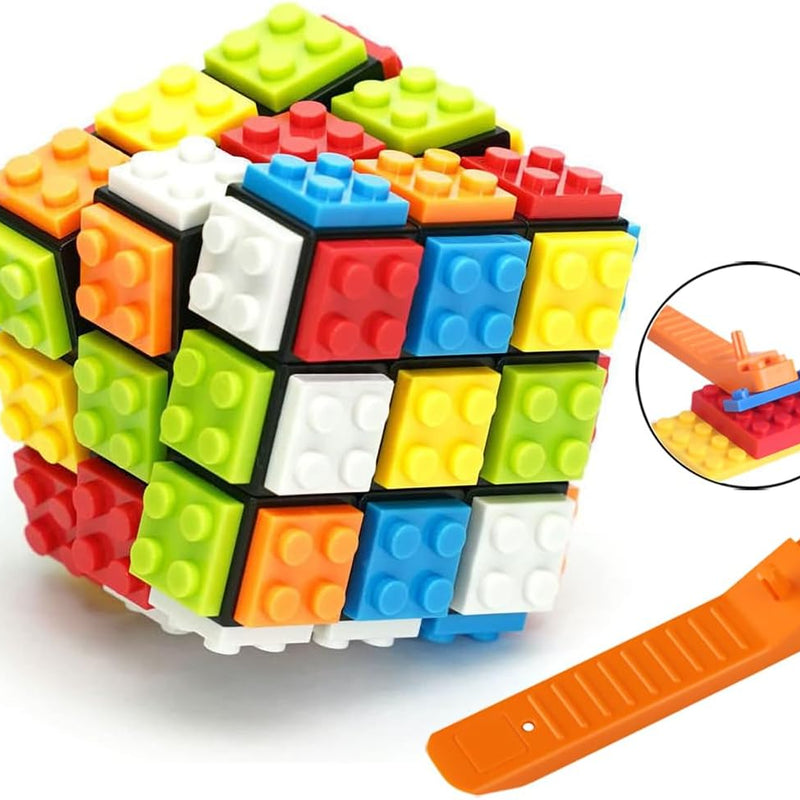 AMAZA 3x3 Speed Cube Stress Relief Fidget Toys Black 3x3x3 Magic Cube Puzzles Toy Sturdy and Smooth Cubes Toy Game Puzzle Toys for Kids and Adults