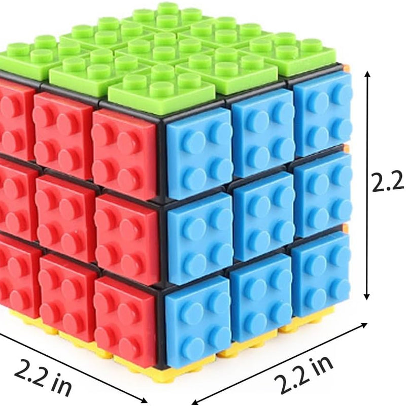 AMAZA 3x3 Speed Cube Stress Relief Fidget Toys Black 3x3x3 Magic Cube Puzzles Toy Sturdy and Smooth Cubes Toy Game Puzzle Toys for Kids and Adults