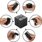 Infinity Cube Sensory Fidget Toy, EDC Fidgeting Game for Kids and Adults, Cool Mini Gadget Best for Calming and Stress Relief and Kill Time, Autism Toys Dementia Gift Stocking Stuffers