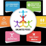 MAGMEN 10PC Opaque Magnetic Fidget Toys for ADHD and Autism