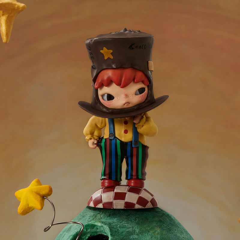 POP MART Hirono× Le Petit Prince Series Figures, Blind Box Figures, Random Design Action Figures Collectible Toys Home Decorations, Holiday Birthday Gifts, Single Box